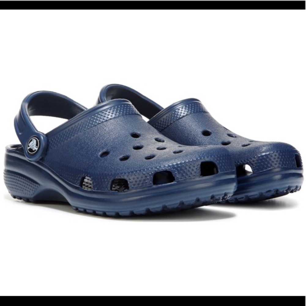 Women’s navy crocs